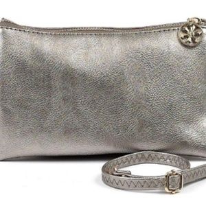 Crossbody Purse Multi Storage Silver